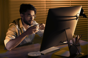 founder working late
