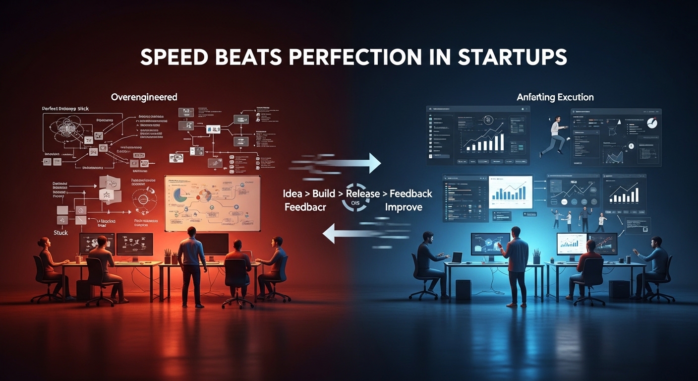Speed Beats Perfection in Startups